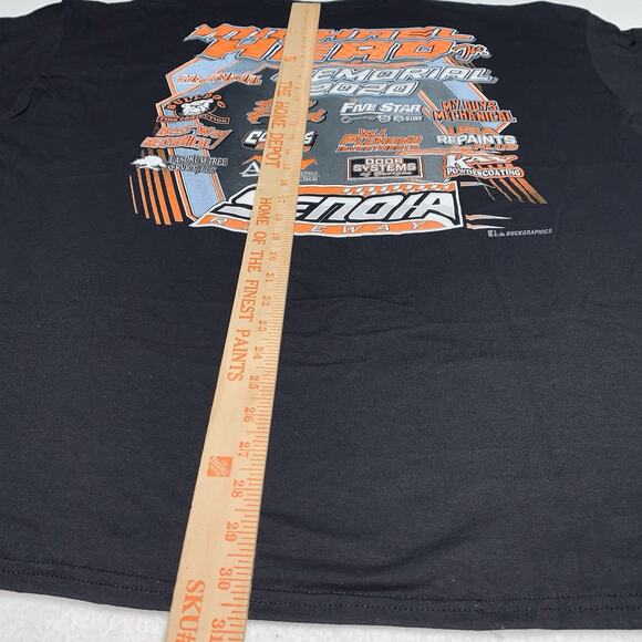 3XL Michael Head Jr Graphic Print Dirt Track Racing Tee T-Shirt New without Tag - Picture 10 of 11